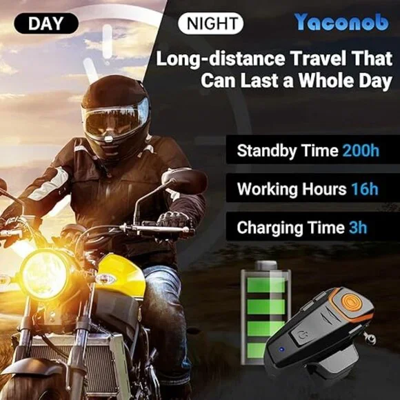 NIB. Helmet BT S2ns, 1000m Helmet Communication System. 1 piece. - Picture 3 of 6